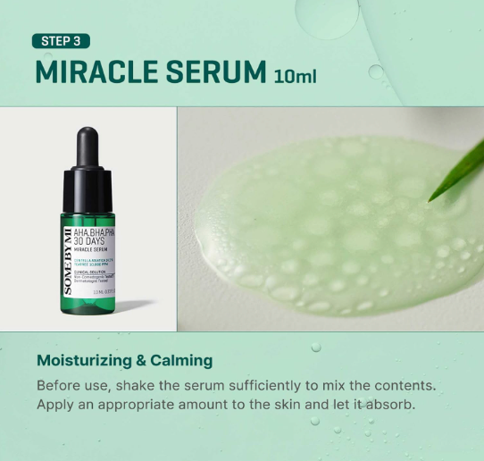Some By Mi AHA BHA PHA 30Days Miracle AC SOS Kit | Includes Toner 1.01Oz + Serum 0.33Oz + Cream 0.7Oz + Foam 1.01Oz | Mild Exfoliating Daily Skin Care Set For Skin Wastes, Sebum, Oiliness Care