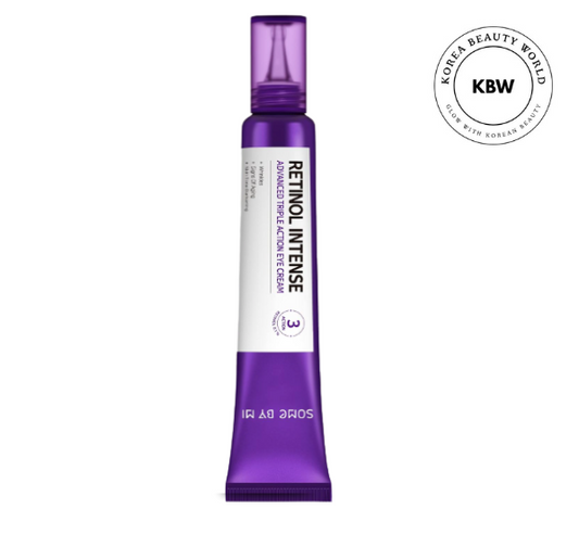 Some By Mi Retinol Intense Advanced Triple Action Eye Cream | 30ml | Mild Overnight Korean Anti-Aging Eye Cream | for Dark Circles & Fine Lines | Ideal for Retinol Beginners